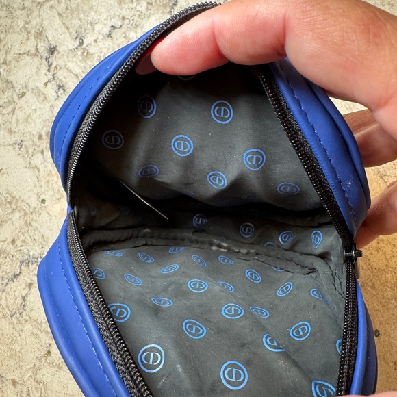 DIOR Beauté Cosmectic Bag‎ pouch case round 5' Round colbolt blue - Picture 9 of 12